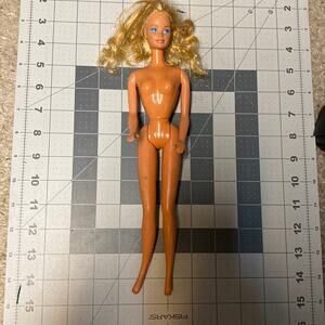 90s Vintage Blonde Blue Eyes Barbie Style Doll Mattel Body Only